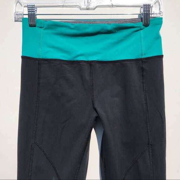 Lululemon stretch leggings 6 black speed zip - Picture 3 of 5